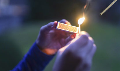Feux d’artifice – pas vraiment une idée lumineuse