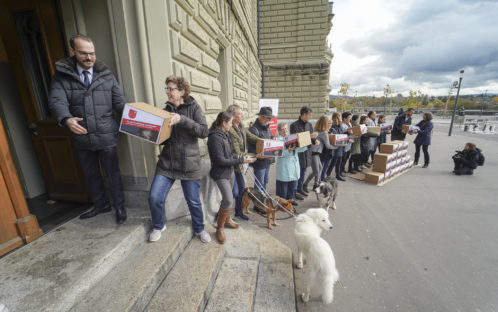 137'429 signatures en faveur de l’initiative sur les feux d’artifices